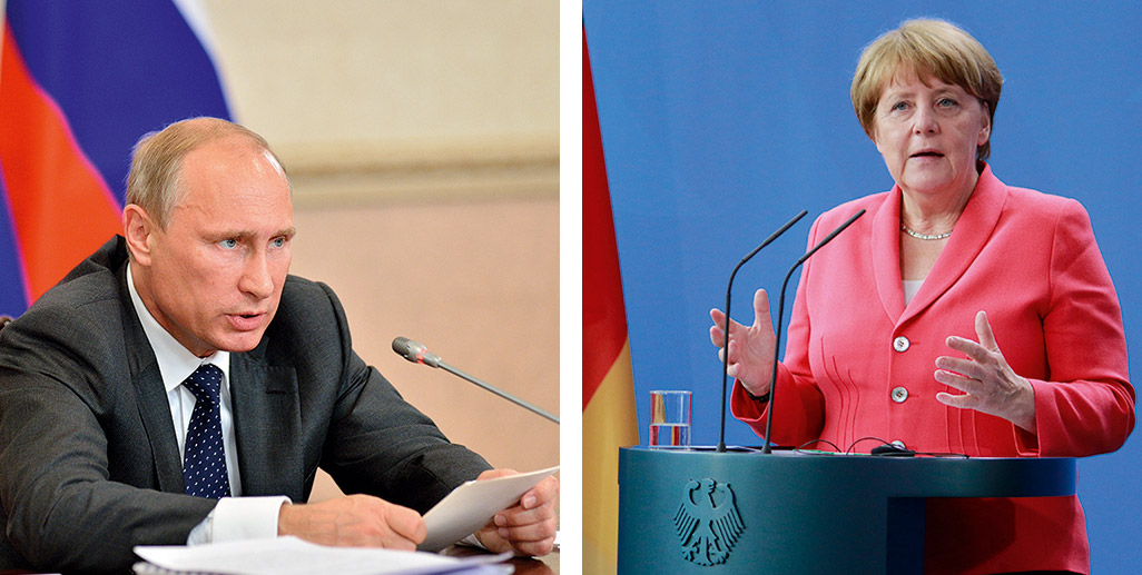 Putin och Merkel