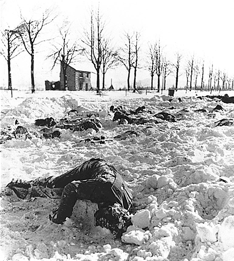 Massakern vid Malmedy Ardenneroffensiven