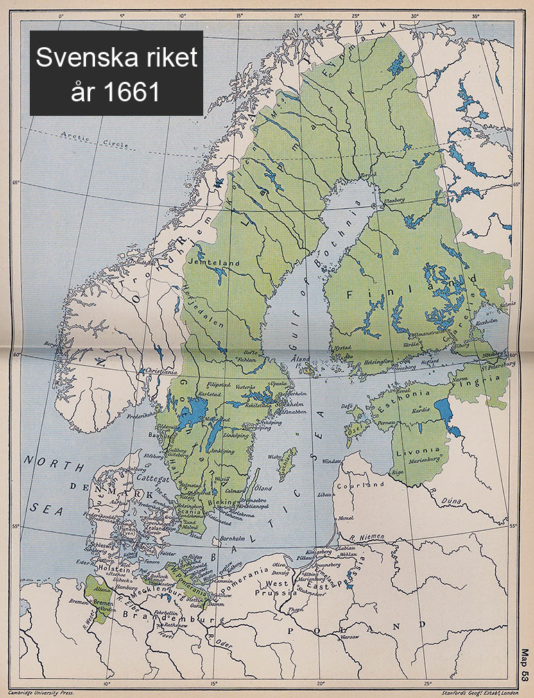 Svenska stormaktsväldet 1661