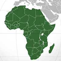 Afrikas geografi | Afrika - geografi | Världsdelar och länder