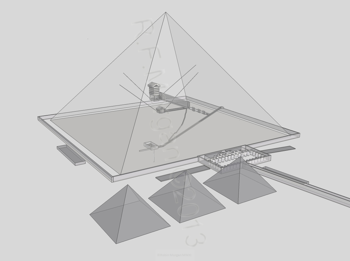 Pyramid i genomskärning