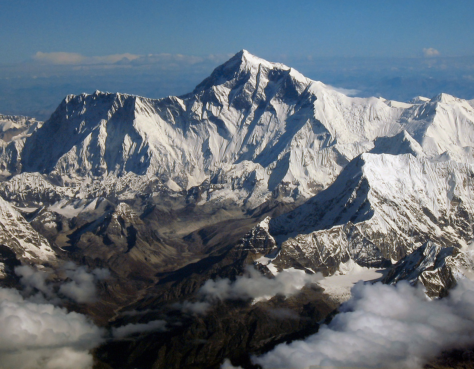 Vy över Mount Everest