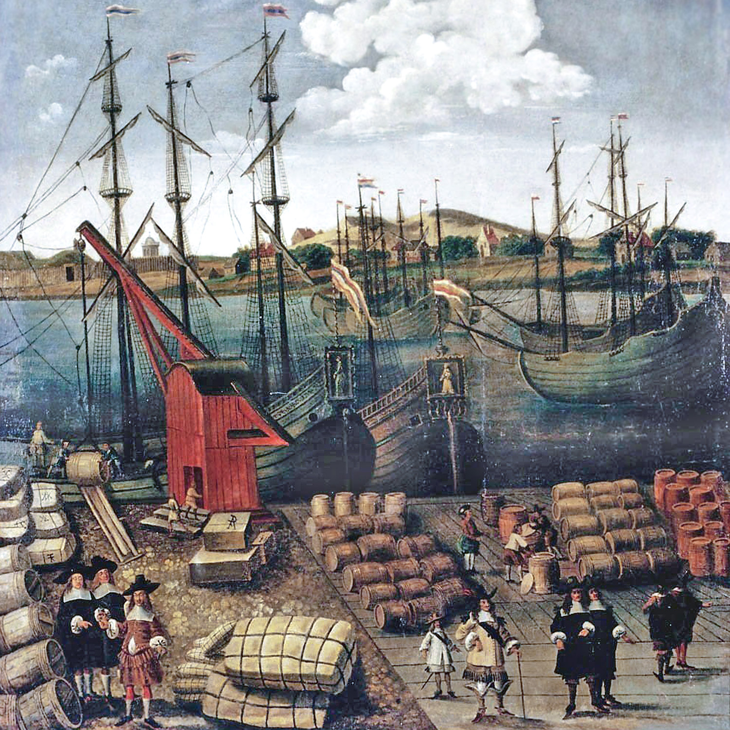 Rigas hamn på 1600-talet