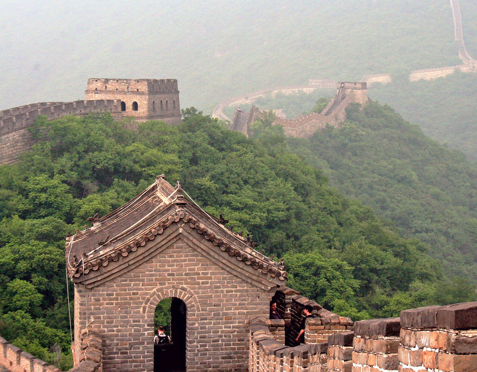 Del av den långa muren.