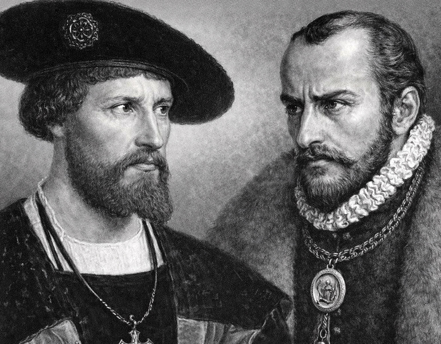 Kristian och Sten Sture vända mot varandra.