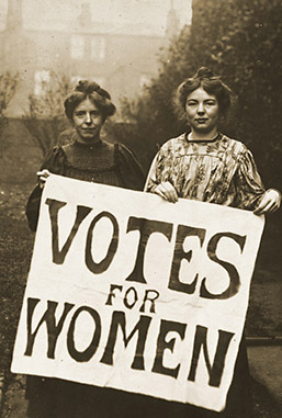 Annie Kenney och Christabel Pankhurst