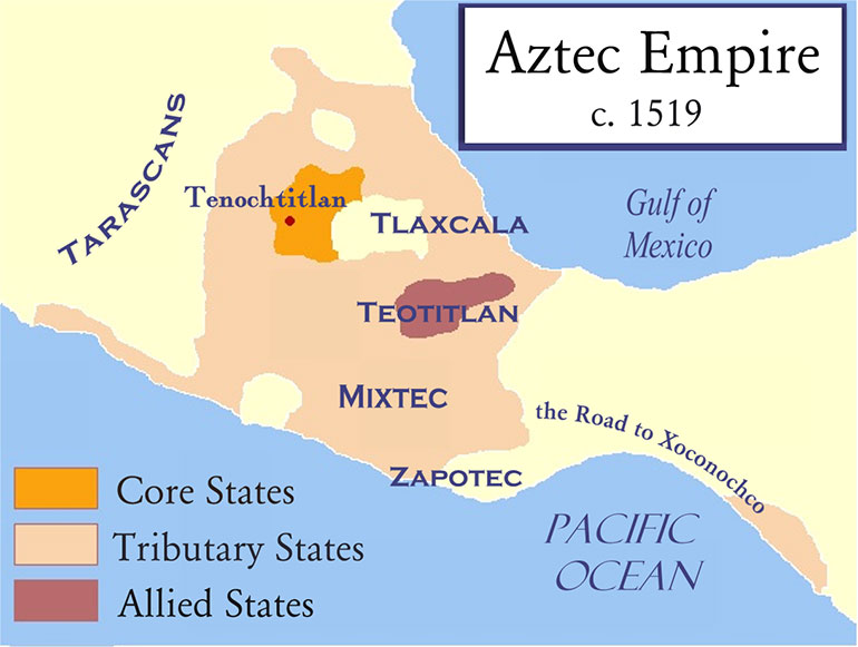 Aztekernas rike 1519