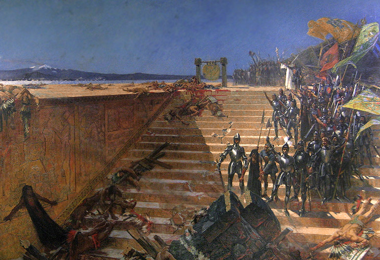 Cortés i Tenochtitlán