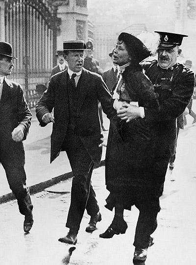 Pankhurst arresteras
