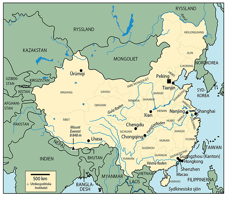 Kina karta