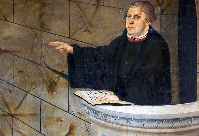 Luther predikar