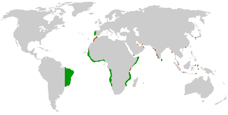 Karta Portugals imperium