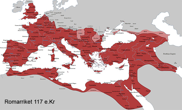Romarriket 117 e.Kr